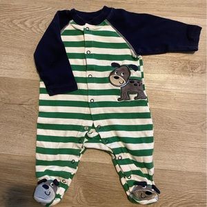Baby Boy footie sleeper